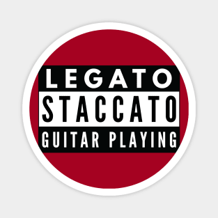 Legato Staccato Guitar Playing Magnet